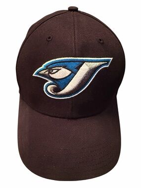 Toronto Blue Jays MLB Strapback Dad Hat Black Embroidered Logo Adjustable Cap